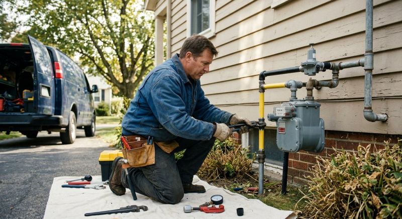 Gas Line Plumbing in Fredericksburg, VA