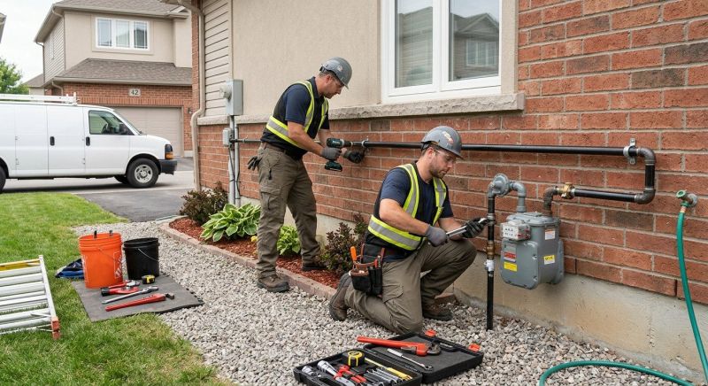 Gas Pipe Installation in Fredericksburg, VA