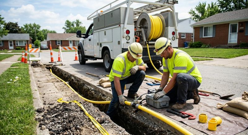 Natural Gas Line Installation in Fredericksburg, VA