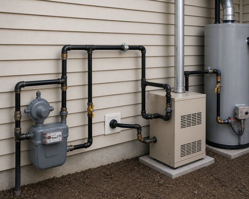 Residential Gas Piping in Fredericksburg, VA